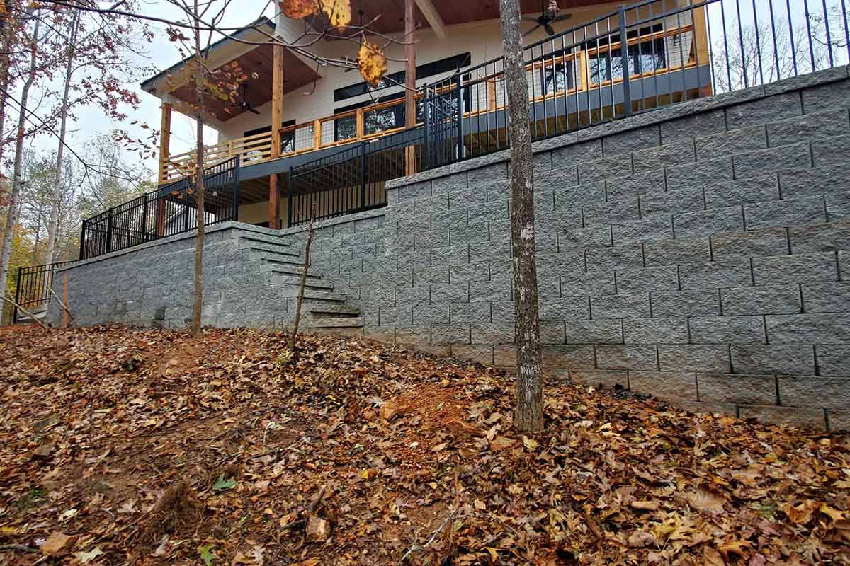 Retaining Walls Of Atlanta | Retaining Wall With Steps