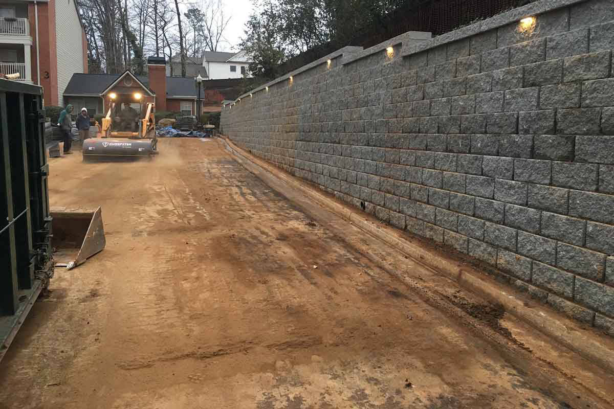 Residential Retaining Wall | Marietta Georgia