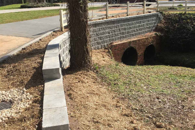 Retaining Wall Bridge | Smyrna Georgia