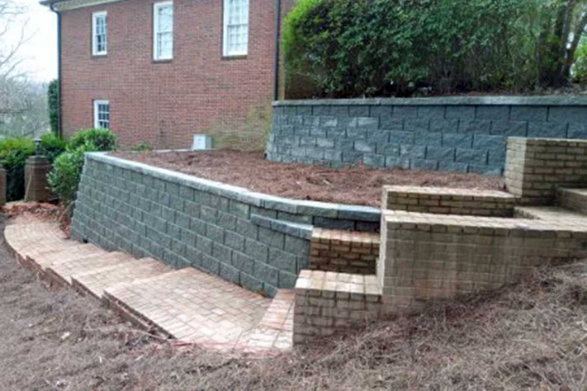 Tiered Retaining Wall | Kennesaw Georgia